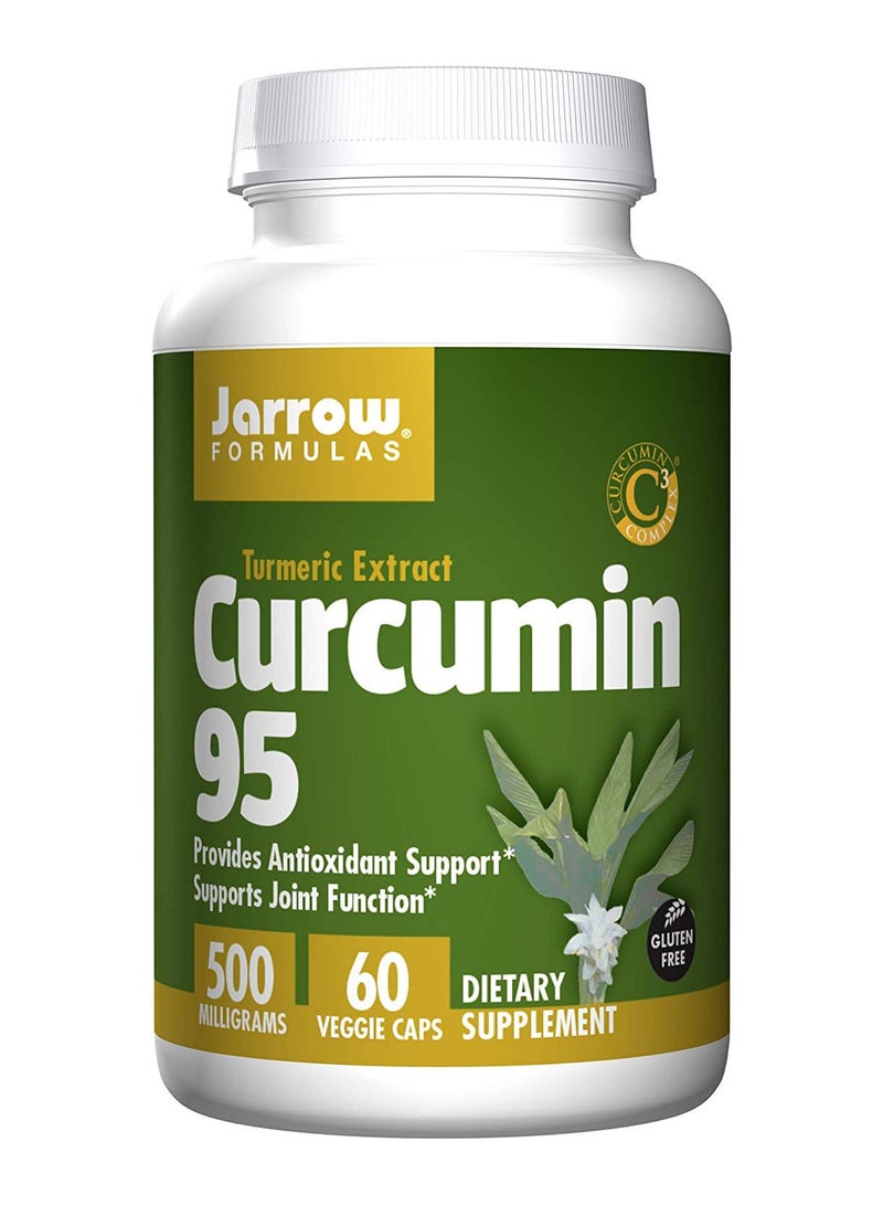 Curcumin 95 Supports Joint Function And Antioxidant Support 60-Veggie Capsule