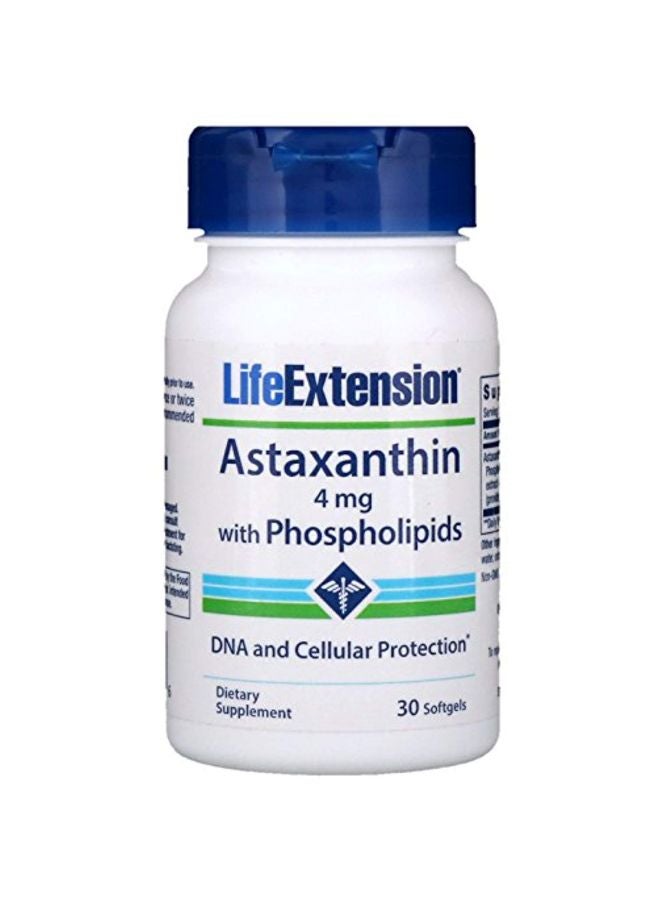 Astaxanthin Dietary Supplement - 30 Softgels