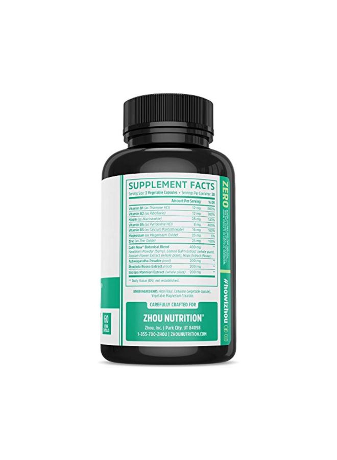 Soothing Stress Support Supplement - 60 Capsules