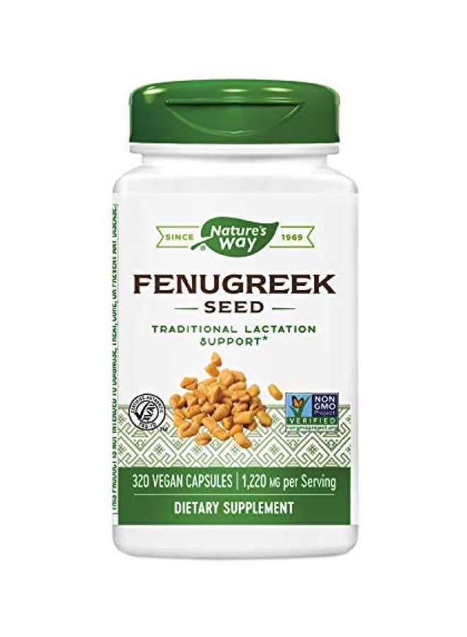 Fenugreek Seed Dietary Supplement - 320 Capsules