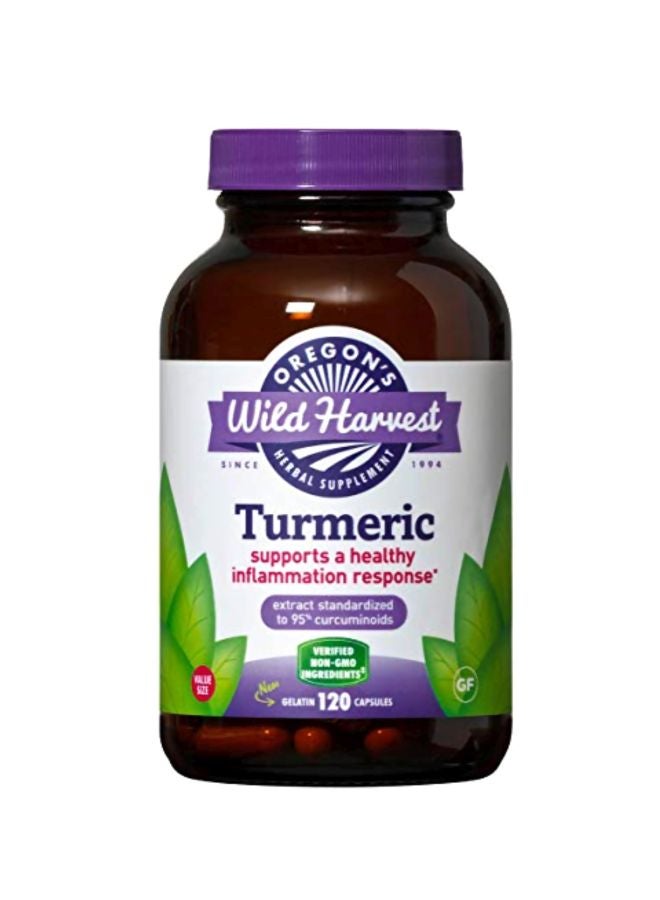 Turmeric Herbal Supplement - 120 Capsules