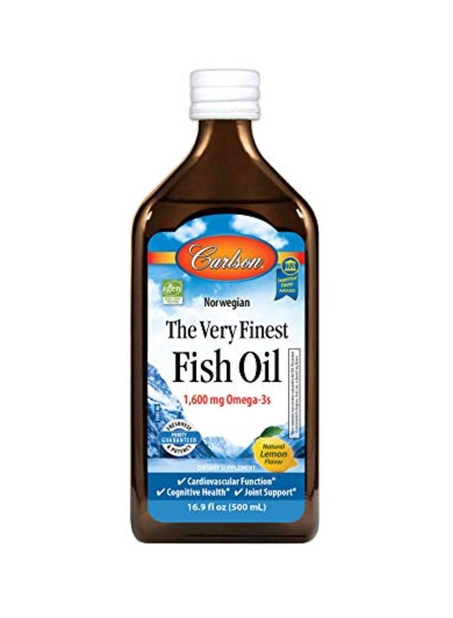 The Very Finest Fish Oil 1600 Mg - Natural Lemon