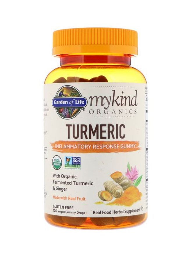 Turmeric Dietary Supplement - 120 Vegan Gummy Drops