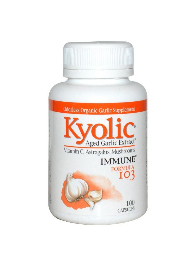 Aged Garlic Extract Immune Formula 103 - 100 Capsules