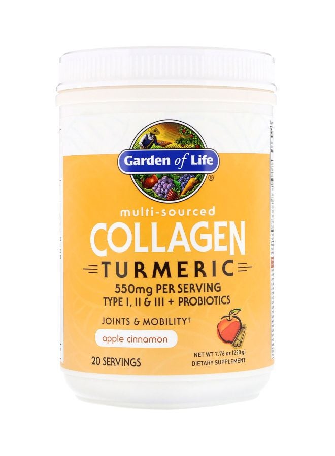 Multi-Sourced Collagen Turmeric Dietary Supplement