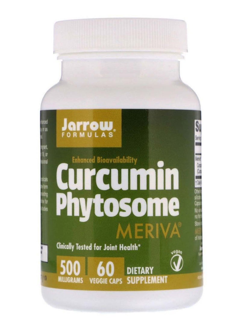 Curcumin Phytosome With Meriva - 60 Veggie Capsules