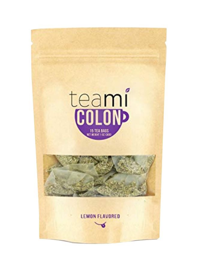Colon Cleanse Detox Tea - Lemon Flavour - 15 Tea Bags