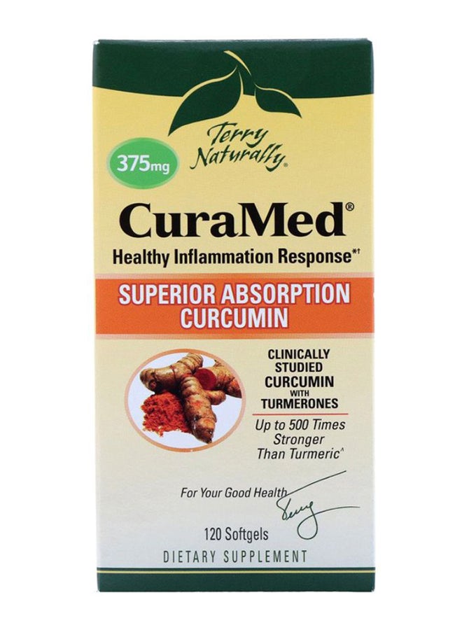 CuraMed Superior Absorption Curcumin Supplement - 120 Softgel