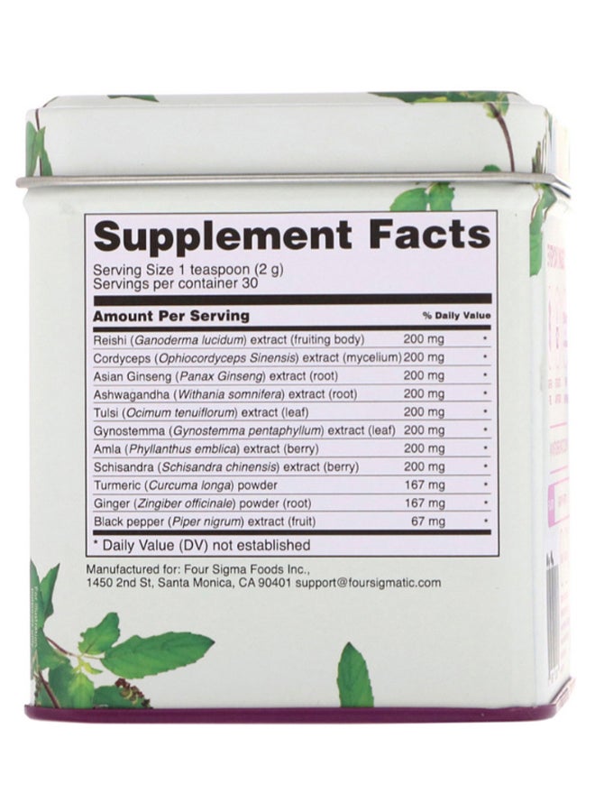 Super Shrooms Herbs Adaptogen Blend Mix Balance