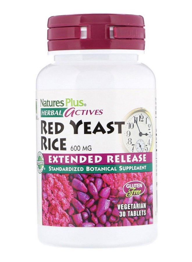 Herbal Actives Red Yeast Rice - 30 Tablets