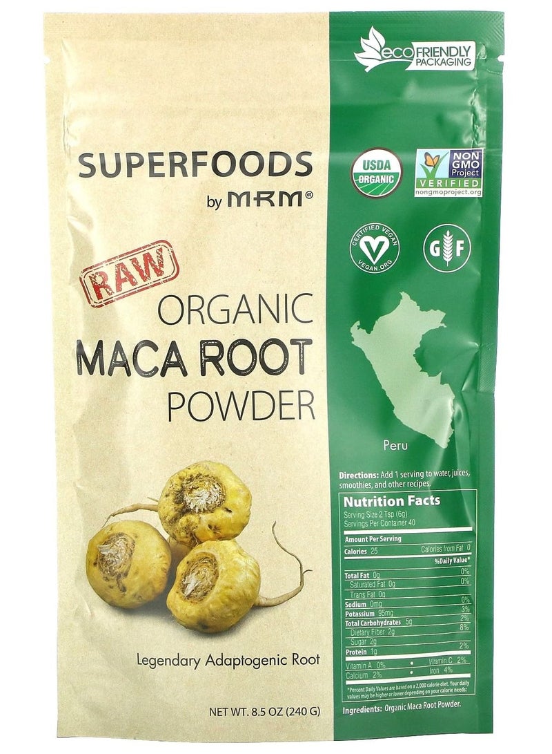 Raw Organic  Root Powder 8.5 oz 240 g