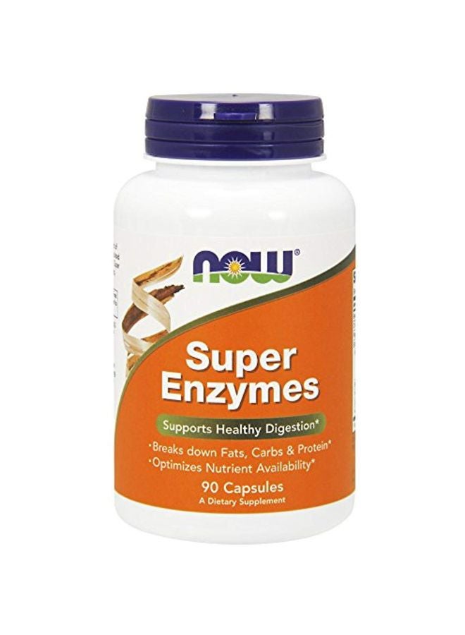Super Enzymes Dietary Supplement - 90 Capsules