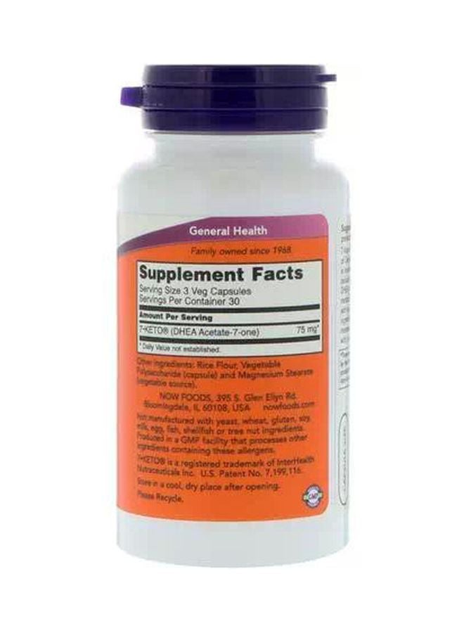 7-Keto Weight Management Dietary Supplement - 60 Capsules