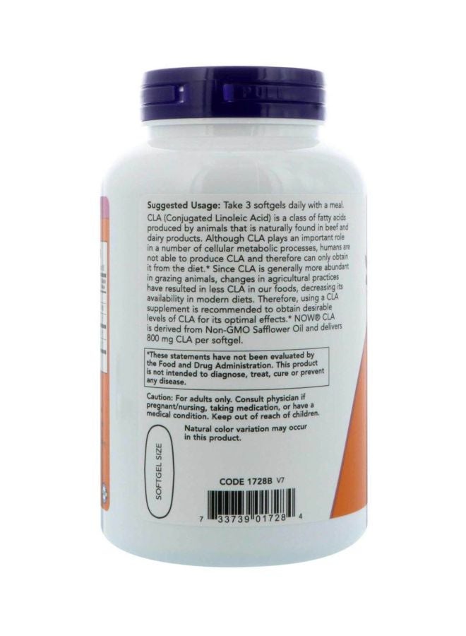 CLA Dietary Supplement - 180 Soft Gels