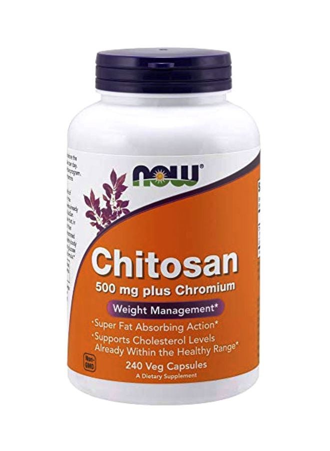 Chitosan Weight Management Dietary Supplement - 240 Veg Capsules
