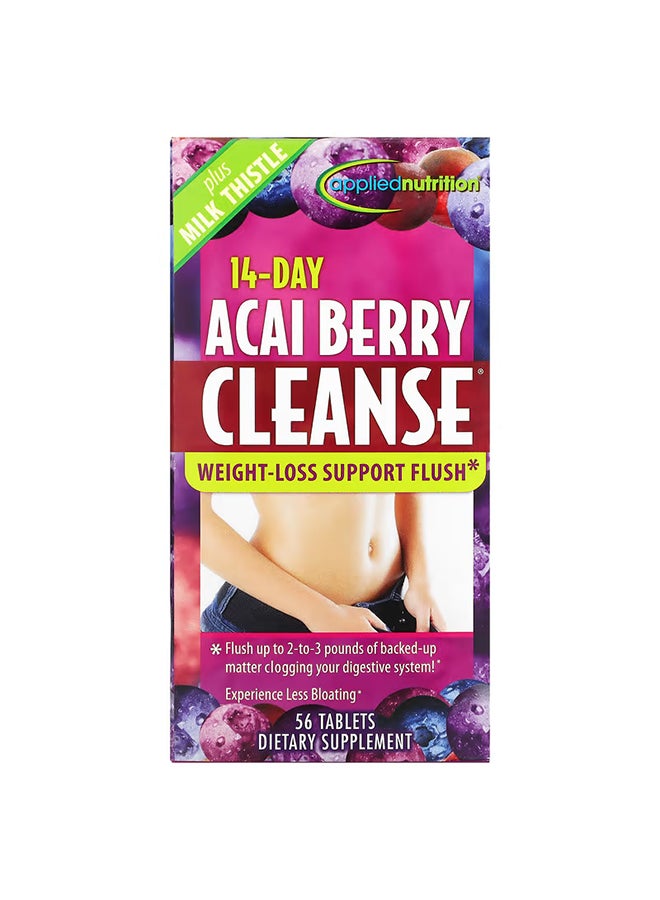 Acai Berry Cleanse Weight Loss Support - 56 Tablets