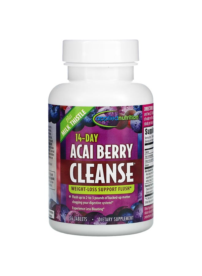 Acai Berry Cleanse Weight Loss Support - 56 Tablets