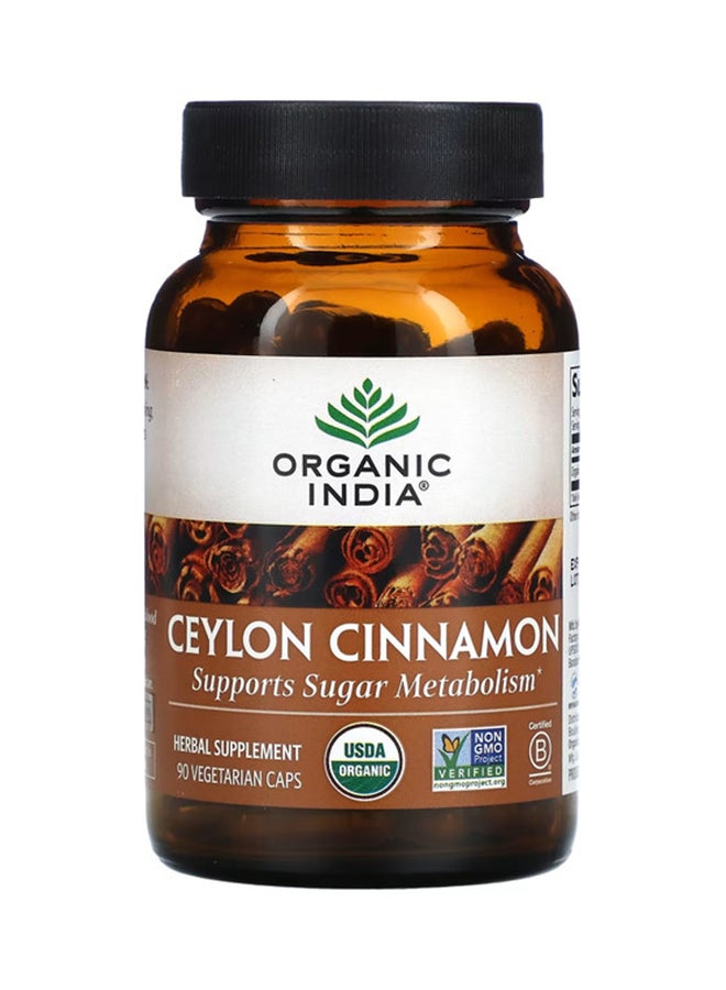 Ceylon Cinnamon - 90 Vegetarian Caps