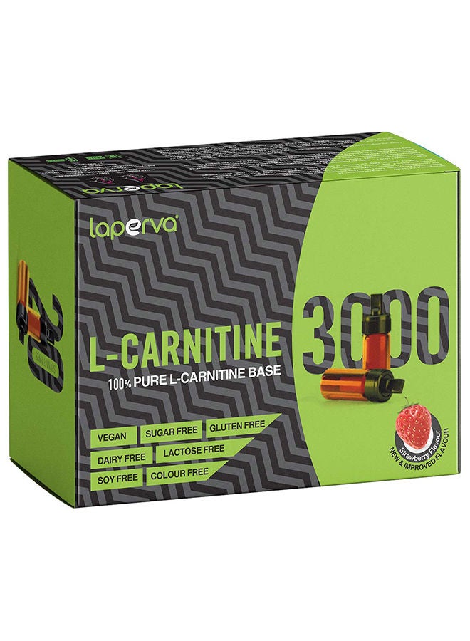 L-Carnitine  3000 with  Strawberry  Flavor -20 Vials