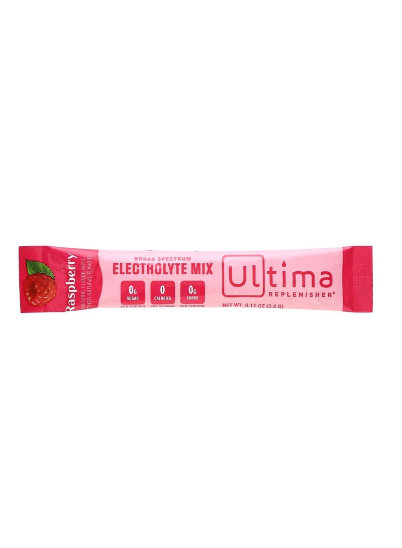 Electrolyte Drink Mix Raspberry 20 Packets 0.11 oz 3.2 g Each