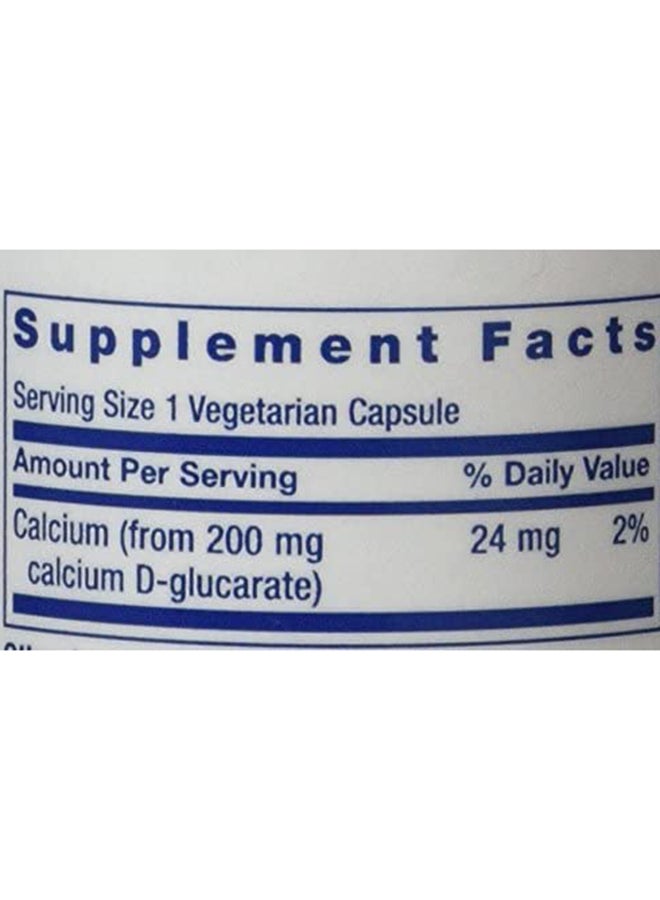 Calcium D Glucarate Dietary Supplement 250mg