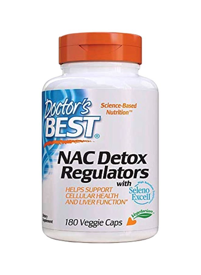 Nac Detox Regulators With Seleno Excell Supplement - 180 Capsules