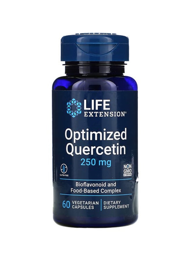 Optimized Quercetin Dietary Supplement 250mg - 60 Veg Capsules