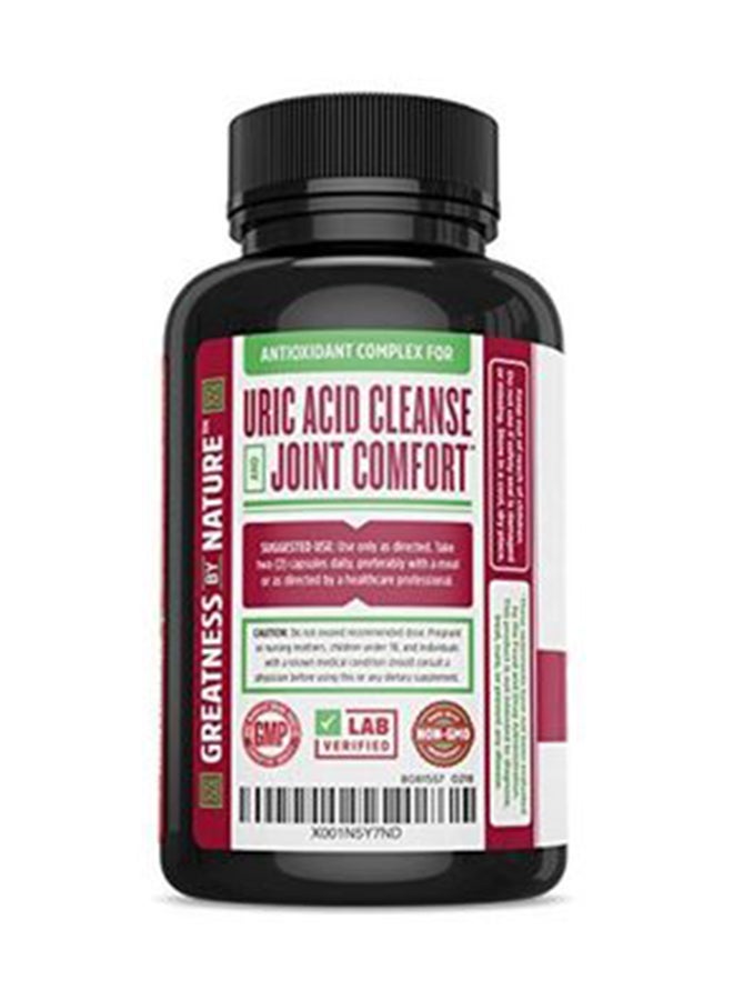 Advanced Uric Acid Cleanse Dietary Supplement - Tart Cherry - 60 Capsules