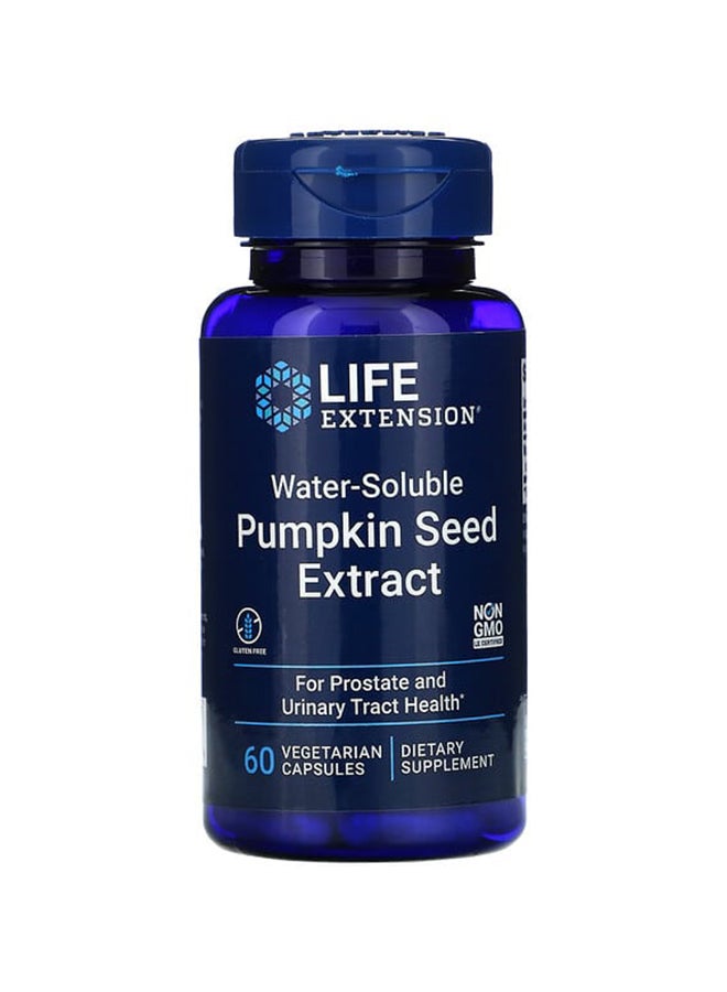 Pack of 2 Pumpkin Seed Extract Dietary Supplement - 60 Capsules