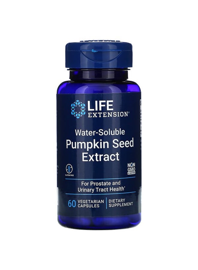 Pack Of 2 Pumpkin Seed Extract Dietary Supplement - 60 Capsules