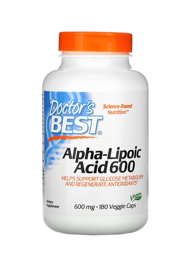 Alpha-lipoic Acid 600 Dietary Supplement - 180 Capsule 600 mg