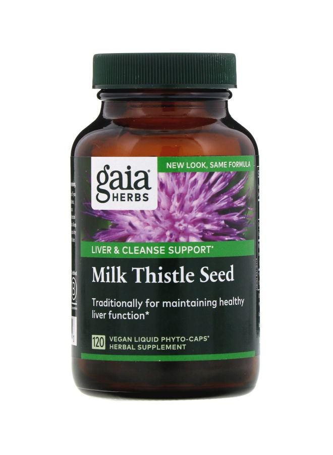 Milk Thistle Seed Herbal Supplement - 120 Vegan Caps