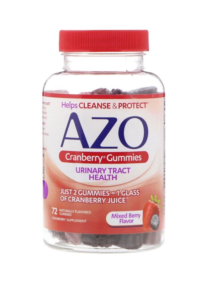 Cranberry Gummies Supplement - Mixed Berry - 72 Gummies