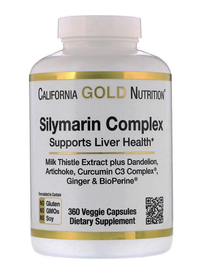 Silymarin Complex Supports Liver Health - 360 Capsules