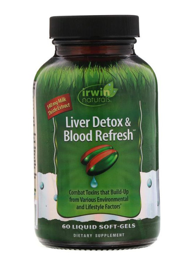 Liver Detox And Blood Refresh - 60 Liquid Softgels