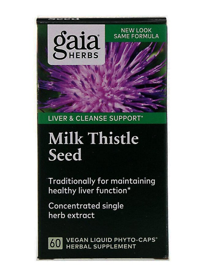 Milk Thistle Seed - 60 Vegan Liquid Phyto-Caps