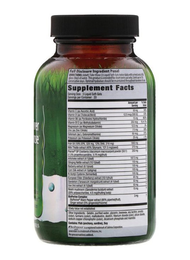 2-In-1 Kidney And Liver Super Cleanse - 60 Liquid Softgels