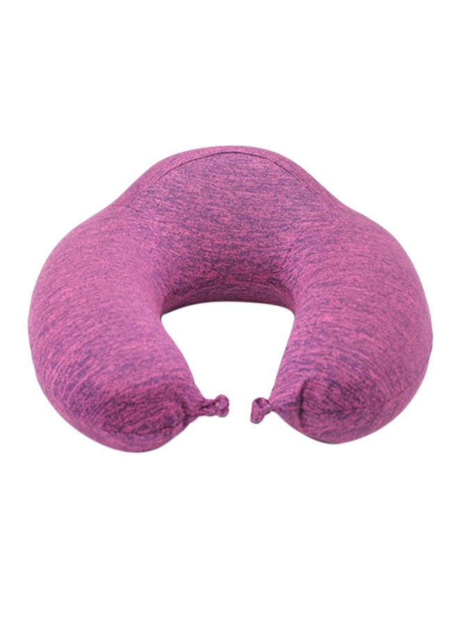 Memory Foam U-Shape Neck Pillow Purple