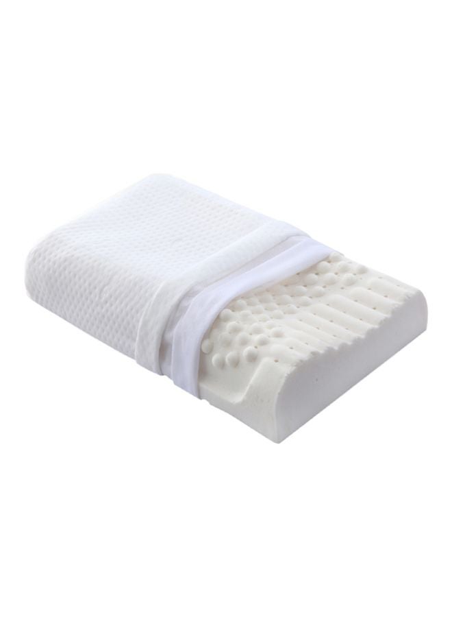 Orthopedic Massage Neck Pillow White 50x10x30cm