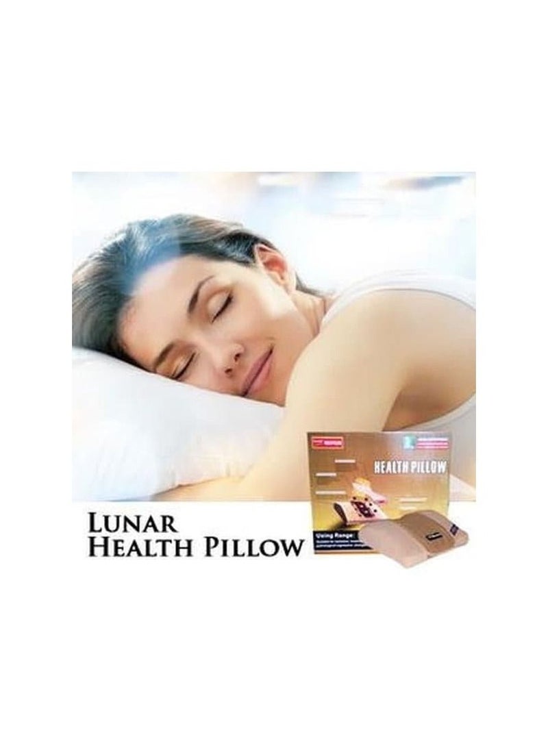 Pillow Bed Cervical Pillows Orthopedic Latex lunar health Pillow High and Low Ergonomic Massage Design Natural Soft Neck Support