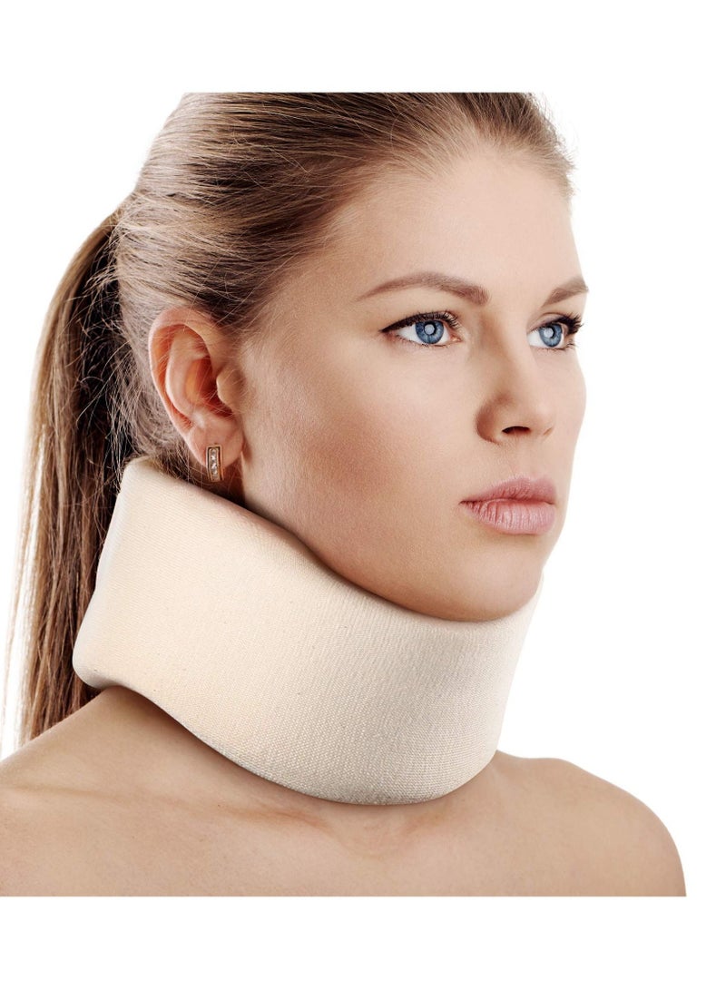 Soft Foam Neck Brace Universal Cervical Collar, Adjustable Neck Support Brace for Sleeping (3