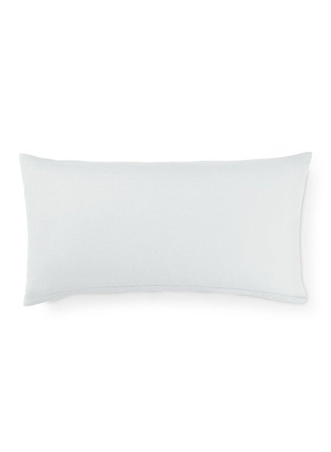 Pack Of 2 Jersey Pillow Cover cotton White 80 x 40cm