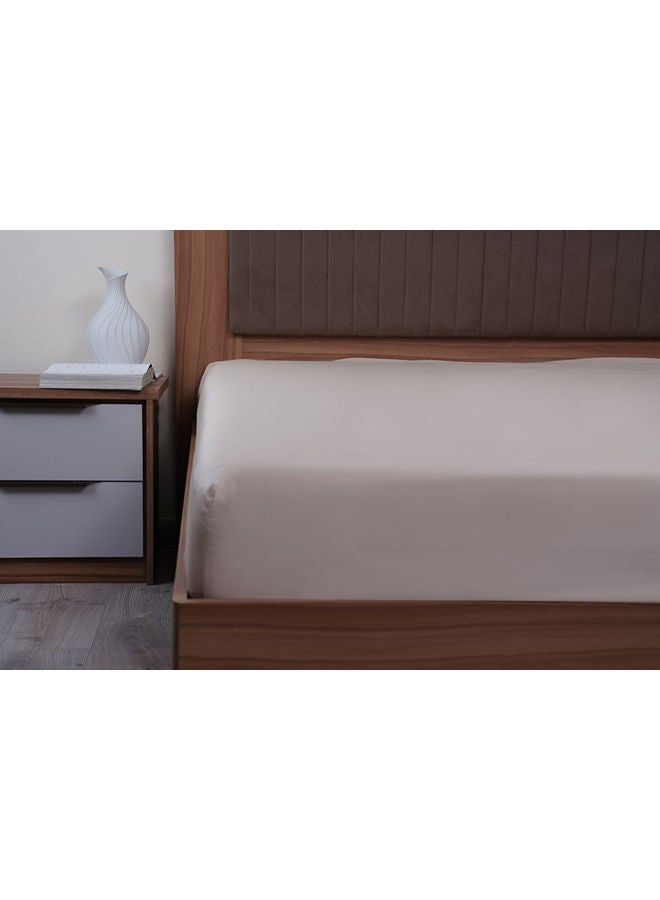 Indulgence Fitted Sheet Light Brown 160x200+33 cm