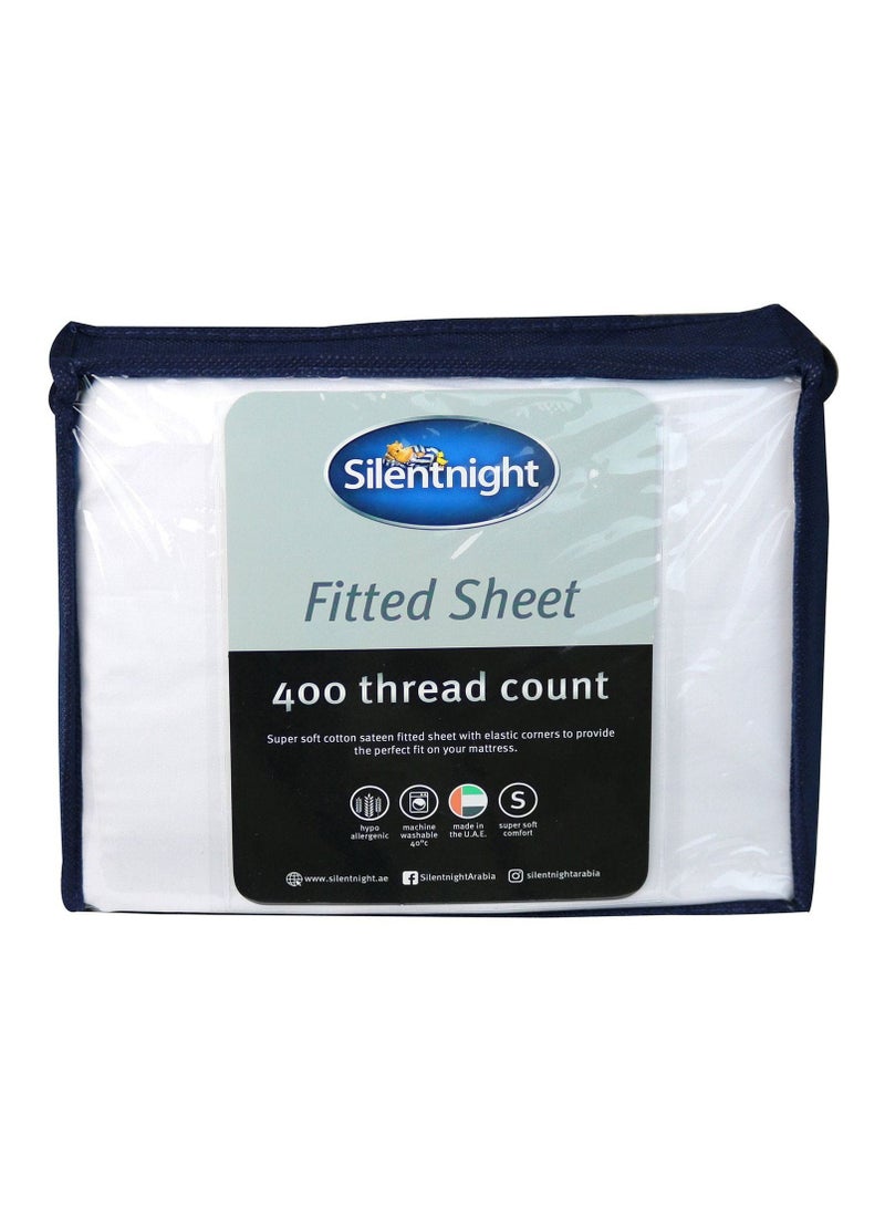 Luxury Fitted Sheet Soft Cotton Sateen