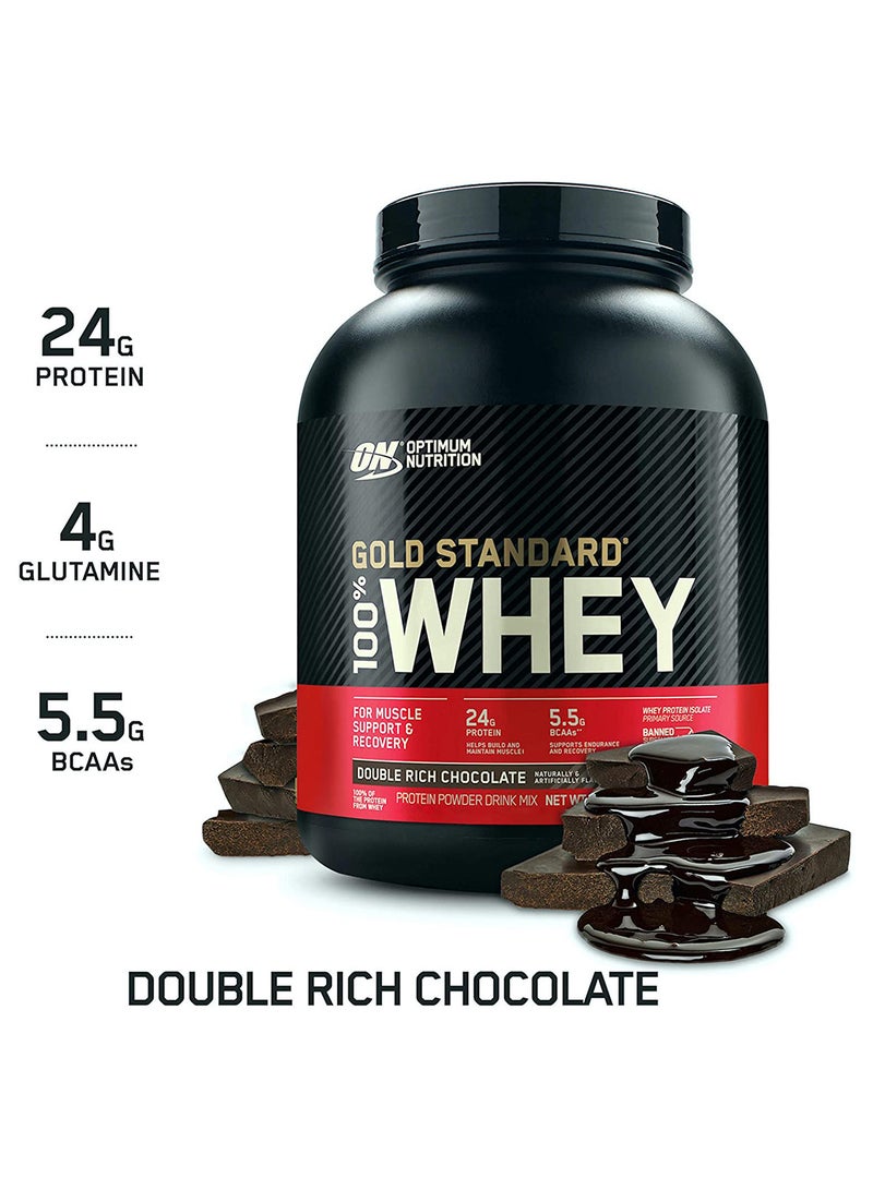 Gold Standard 100% Whey Protein Powder 5 lbs (Double Rich Chocolate)