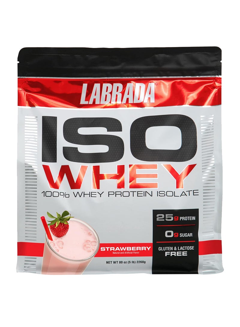 ISO Whey 100% Whey Protein Isolate Strawberry 5lbs