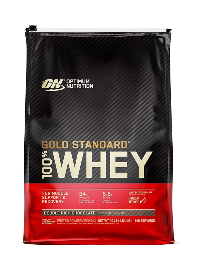 Gold Standard Whey Protein - Double Rich Chocolate - 10 LB