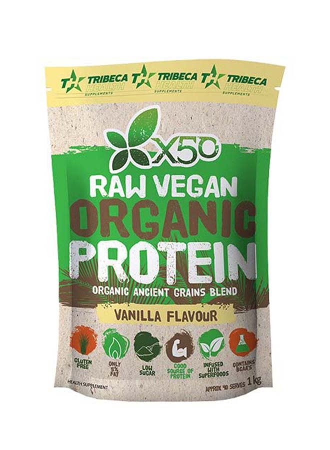 Raw Vegan Organic Protein Powder Vanilla 1kg
