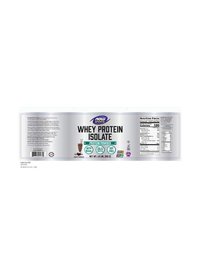 Whey Protein Isolate Powder - Creamy Chocolate