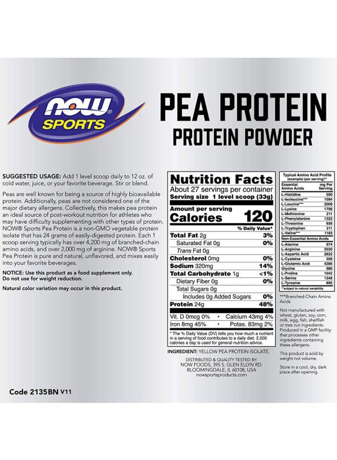 Pack Of 2 Pea Protein Powder